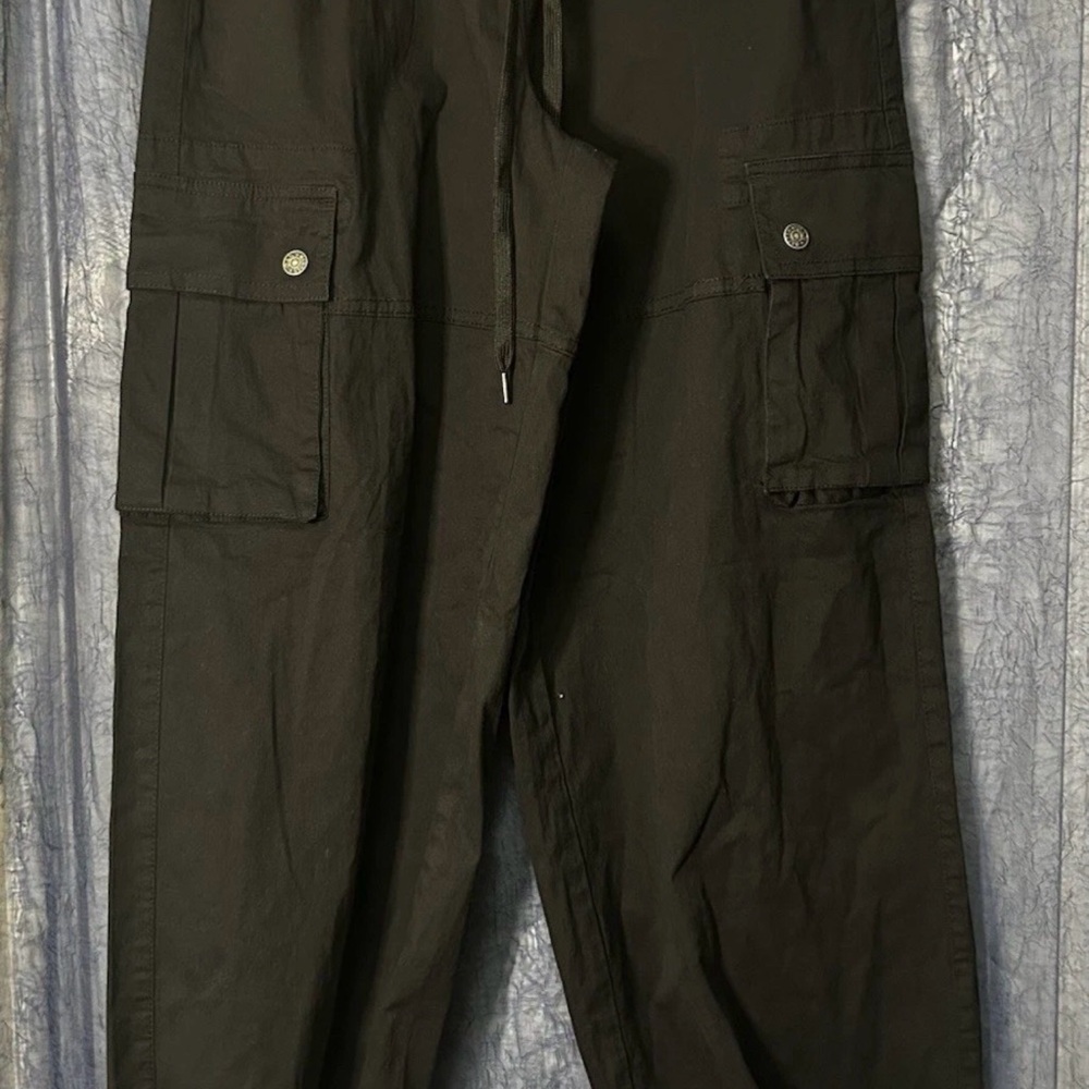 Madden NYC Black Relaxed Cargo Jogger Pants – Women’s Size Small – Cotton Blend